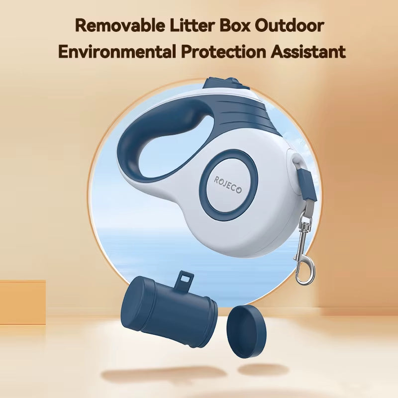🐾 Automatic Retractable Dog Leash – 3M & 5M Extendable Lead for Small Dogs & Cats
