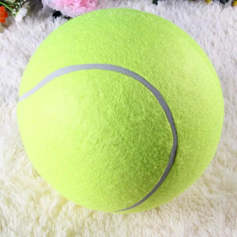 🎾 Giant Plush Dog Tennis Ball – 7/8/9.5 Inch Durable Chew & Training Toy for Dogs