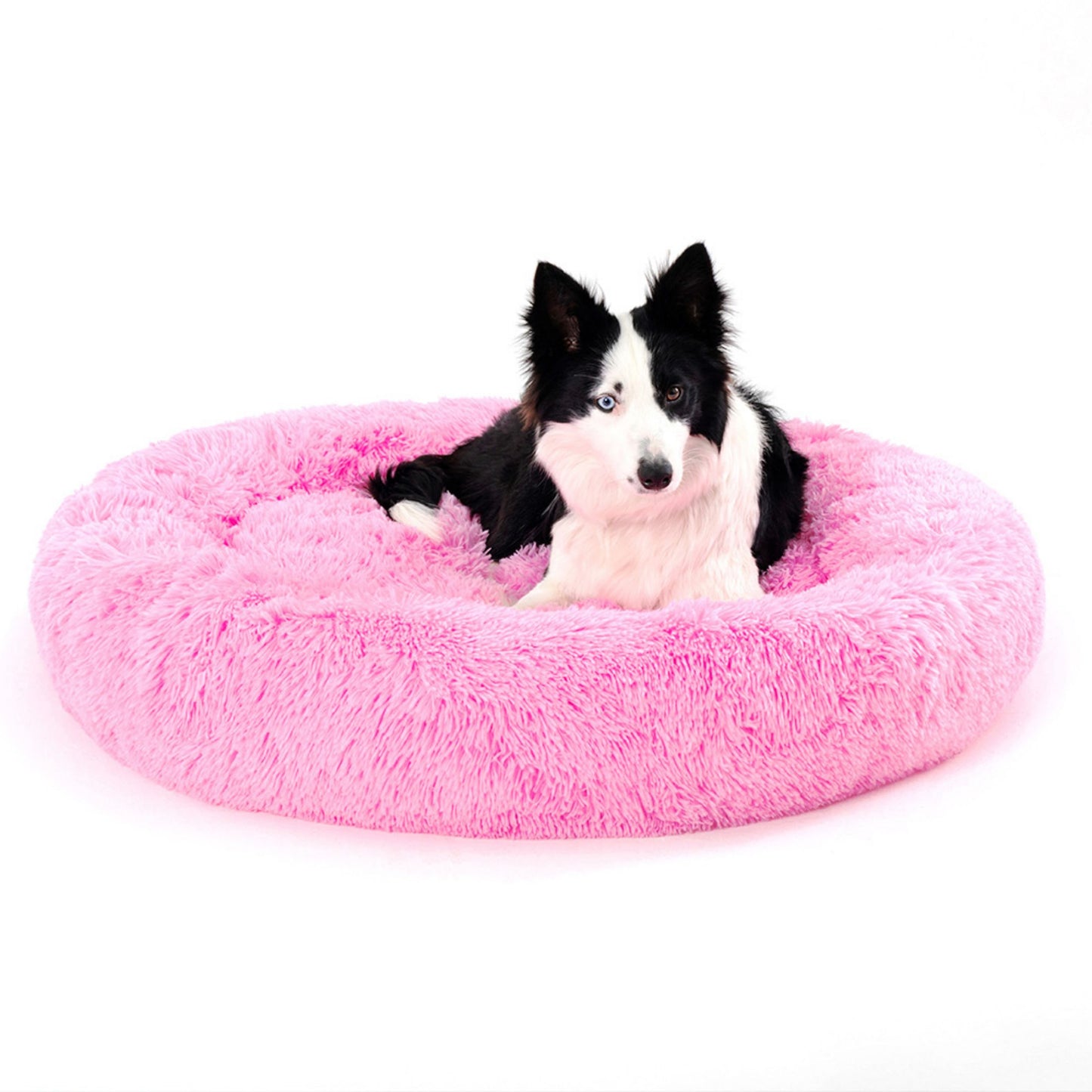 🐾 Luxury Plush Donut Dog Bed – Ultra-Soft, Calming Pet Cushion for Dogs & Cats