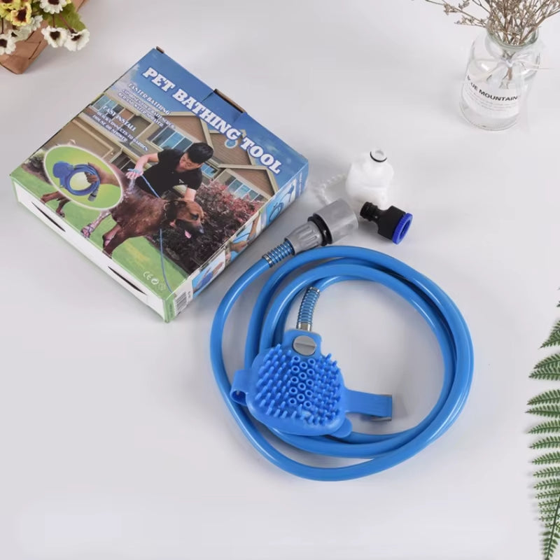 2-in-1 Pet Shower Nozzle & Massage Tool – Indoor & Outdoor Use 🚿🐾