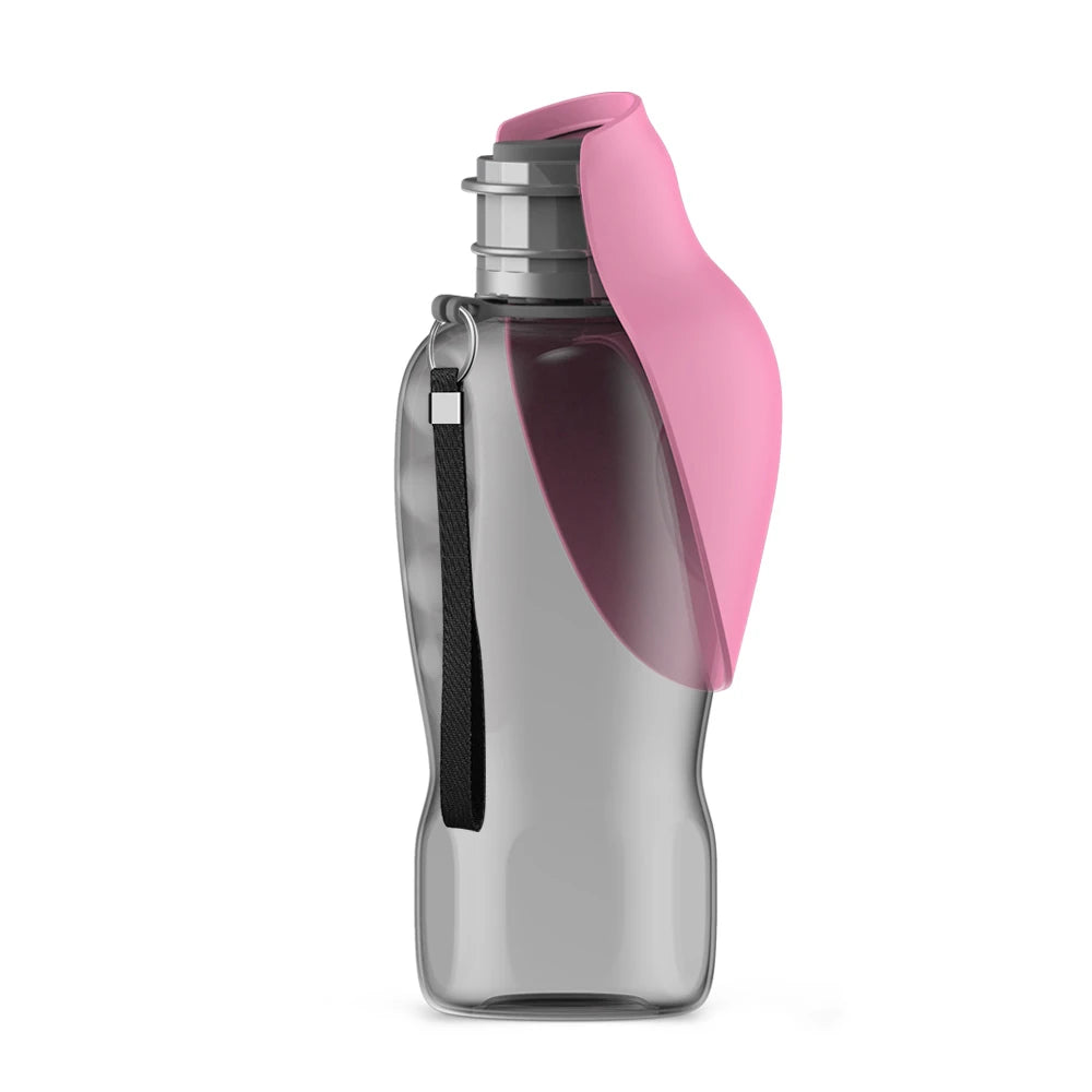 🐾 800ml Portable Dog Water Bottle – Foldable & Travel-Friendly Pet Hydration Solution