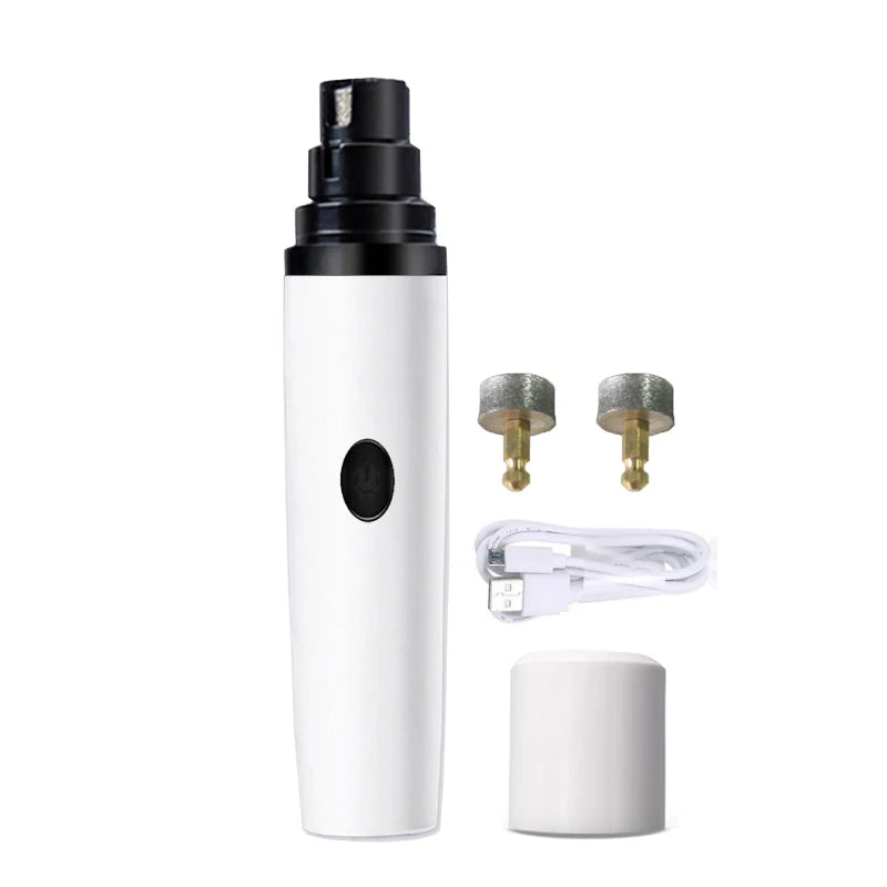 🐾 Rechargeable Dog Nail Grinder – Quiet, Safe & Professional Pet Nail Trimmer
