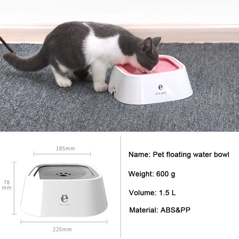 Floating Non-Spill Water Bowl – Mess-Free Hydration for Dogs & Cats 🐶💦