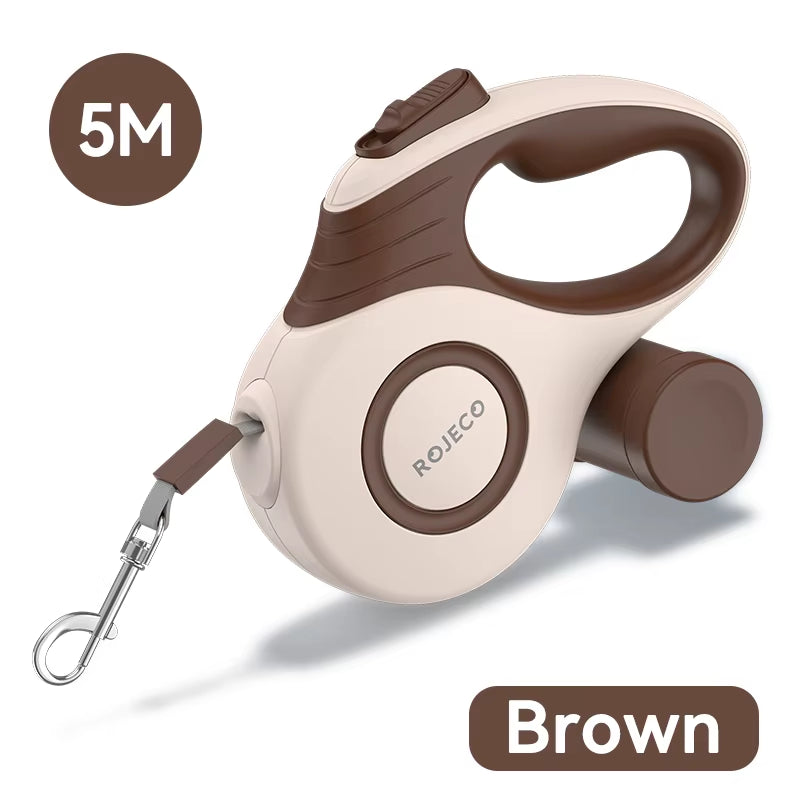 🐾 Automatic Retractable Dog Leash – 3M & 5M Extendable Lead for Small Dogs & Cats