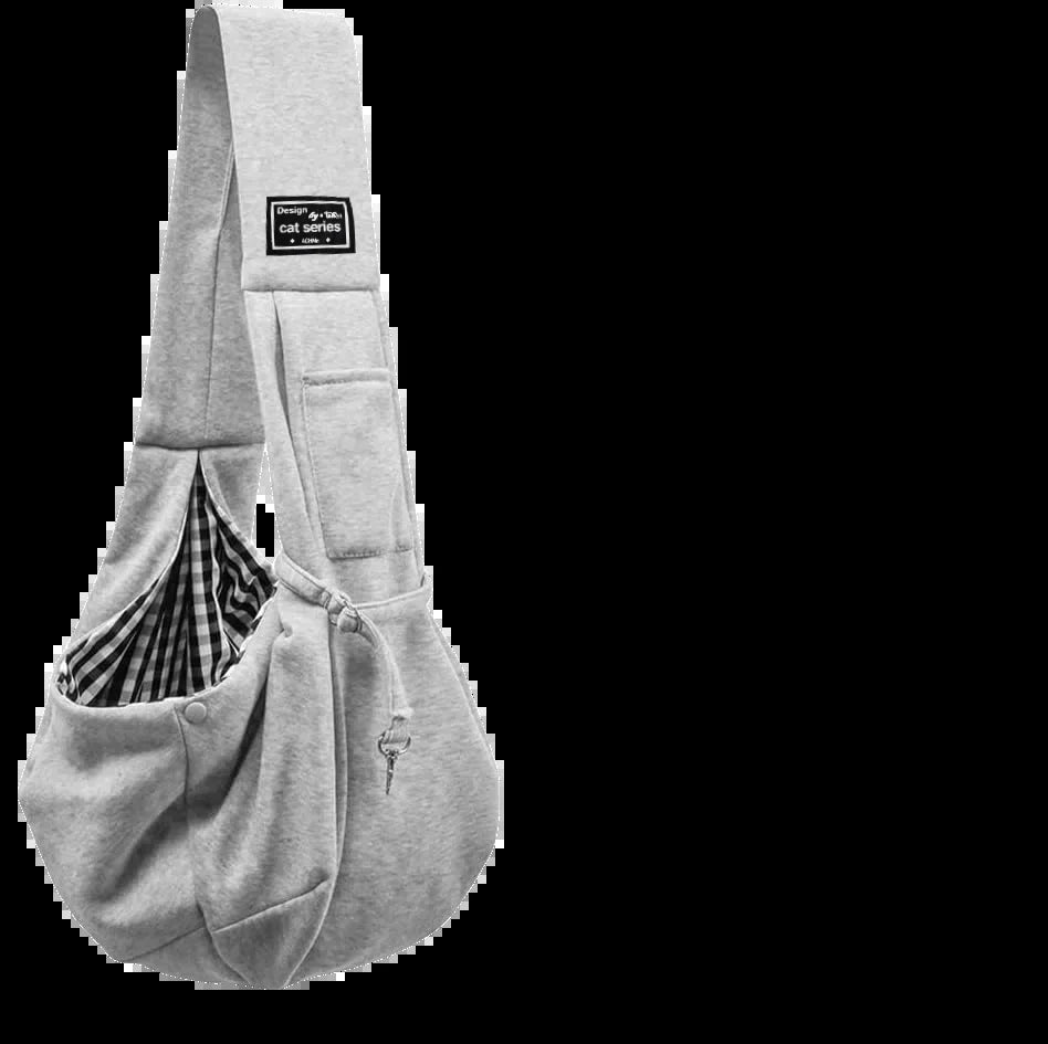 🐾 Cotton Comfortable Pet Sling Bag – Crossbody Shoulder Carrier for Small Dogs & Cats