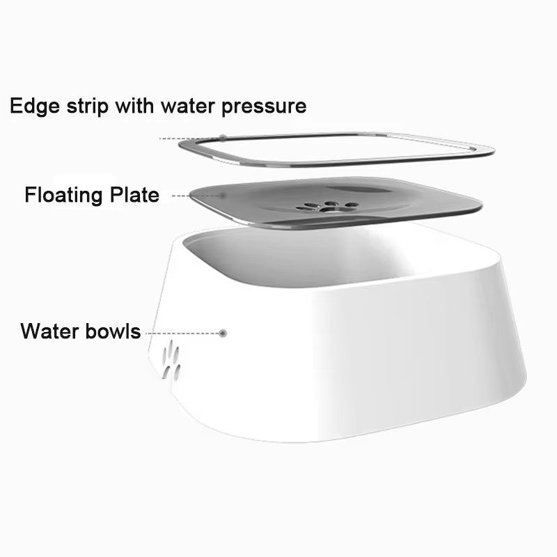 Floating Non-Spill Water Bowl – Mess-Free Hydration for Dogs & Cats 🐶💦
