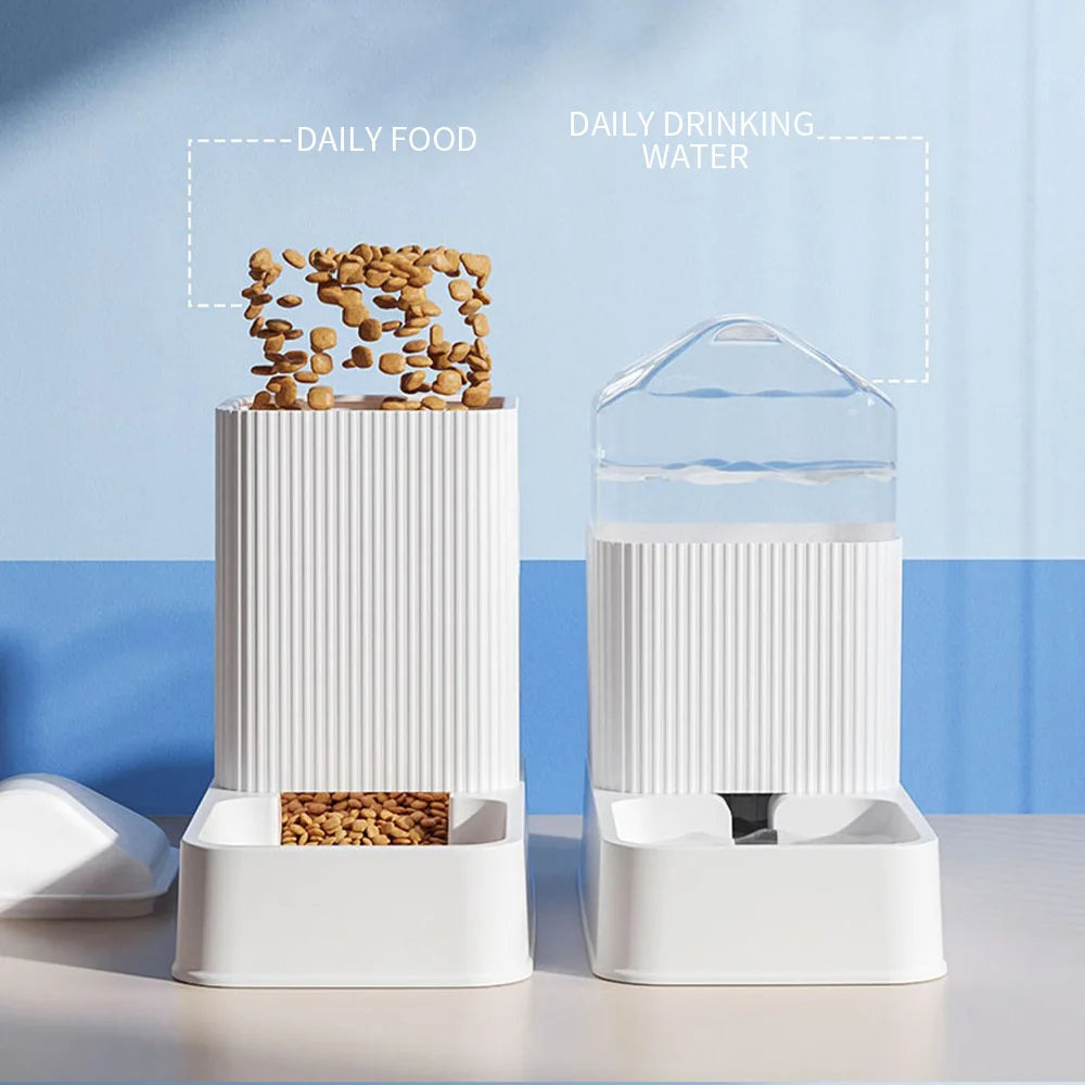 🐾 Automatic Pet Feeder & Water Dispenser – 3.5L Large Capacity for Cats & Dogs