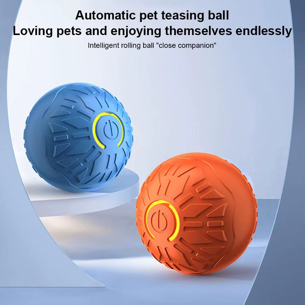 🐾 Electronic Interactive Dog Toy Ball – Smart USB Rechargeable Moving & Bouncing Pet Toy for Dogs & Cats