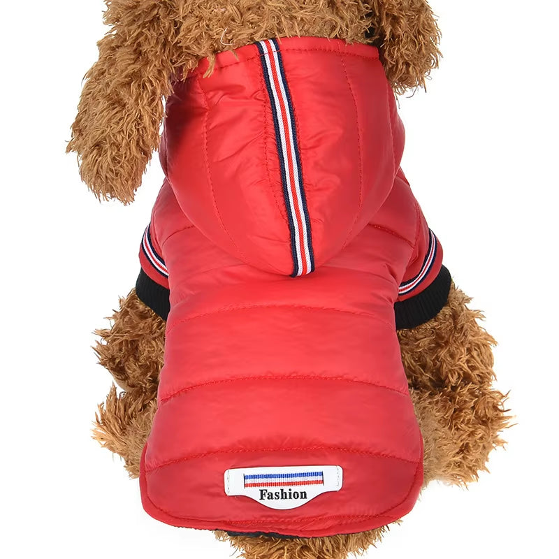 🐾 Winter Warm Dog Coat – Cozy Hoodie Jacket for Small Dogs & Cats