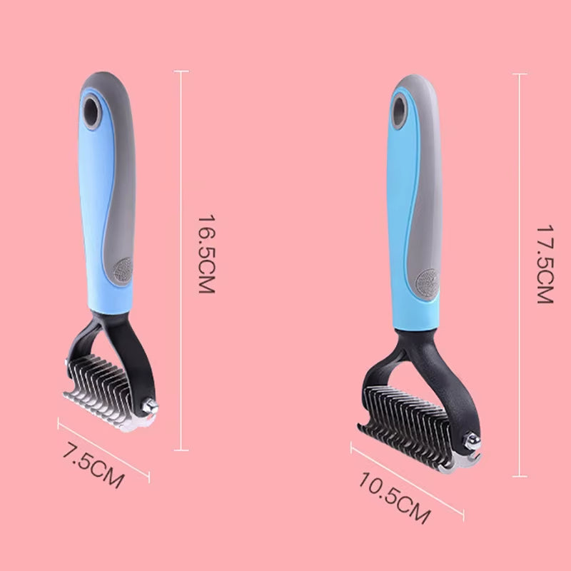🐾 Double-Sided Dog Brush – The Ultimate Hair Removal & Grooming Tool for Pets!