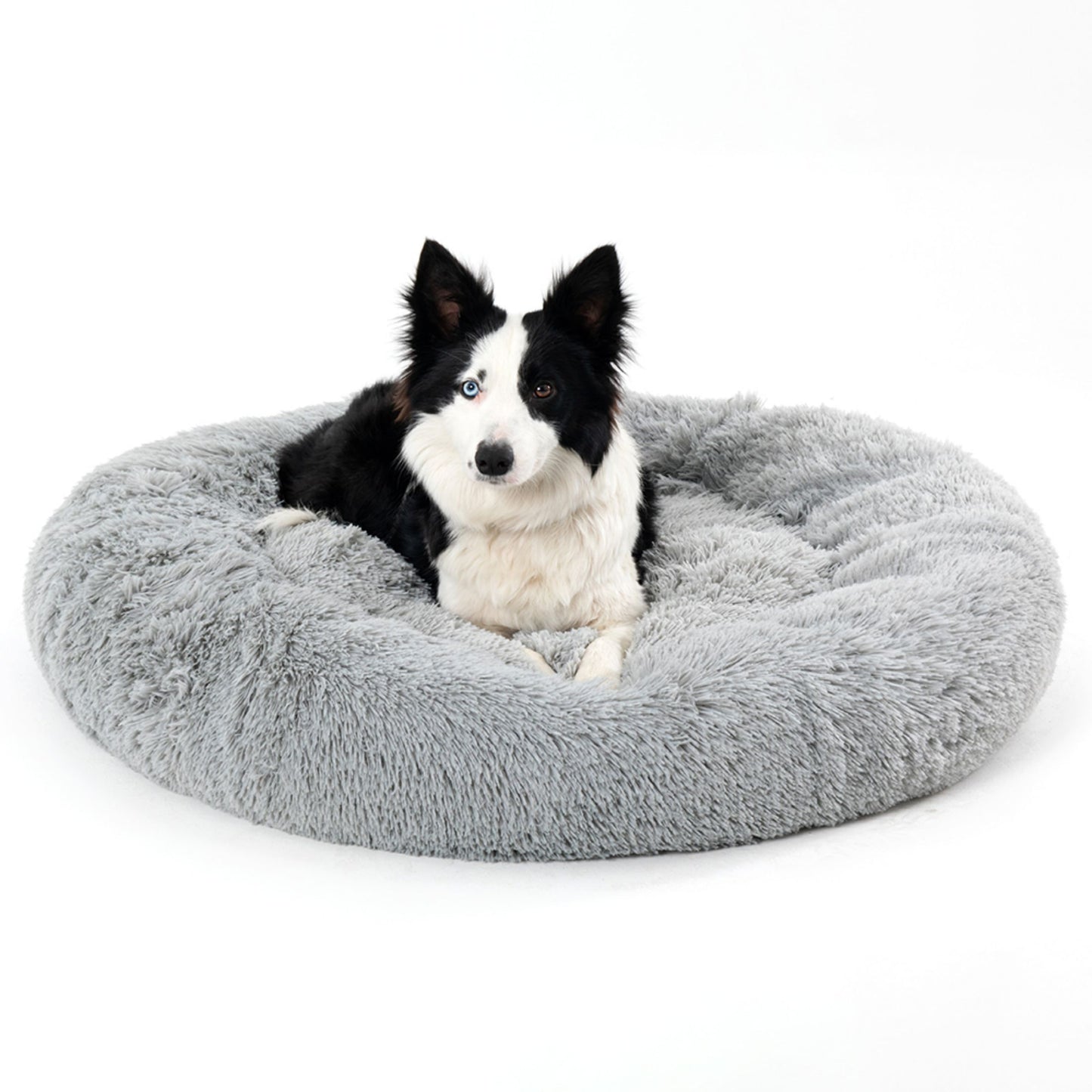 🐾 Luxury Plush Donut Dog Bed – Ultra-Soft, Calming Pet Cushion for Dogs & Cats