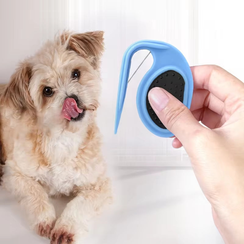 🐾 Premium Cat & Dog Grooming Comb – Tangle-Free Shedding Brush for Healthy Fur!