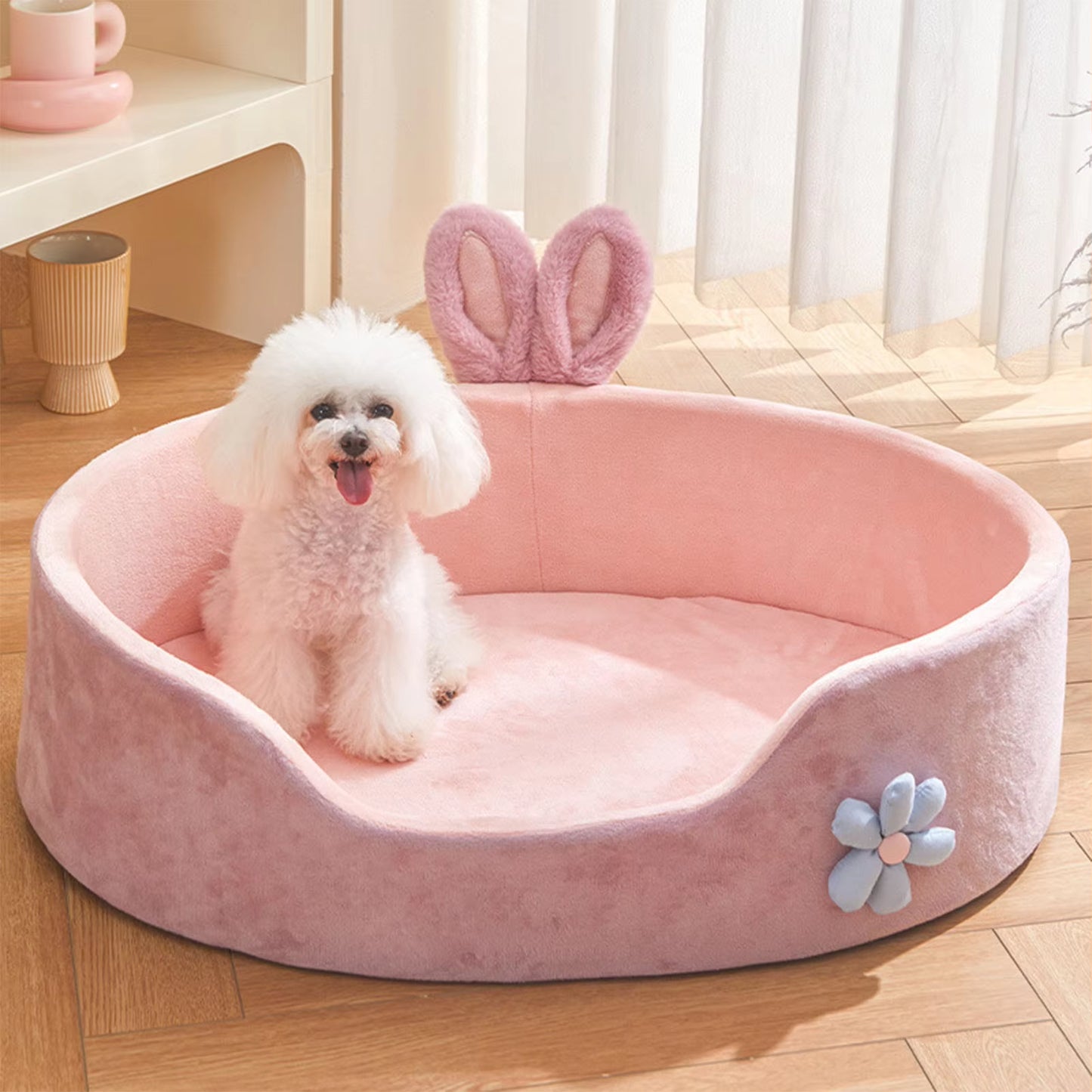🐾 Versatile Detachable & Washable Pet Bed – Cozy All-Season Sleeping Solution for Dogs & Cats