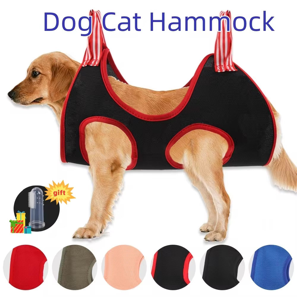 🐾 Pet Grooming Hammock – The Ultimate Stress-Free Grooming Solution for Dogs & Cats!