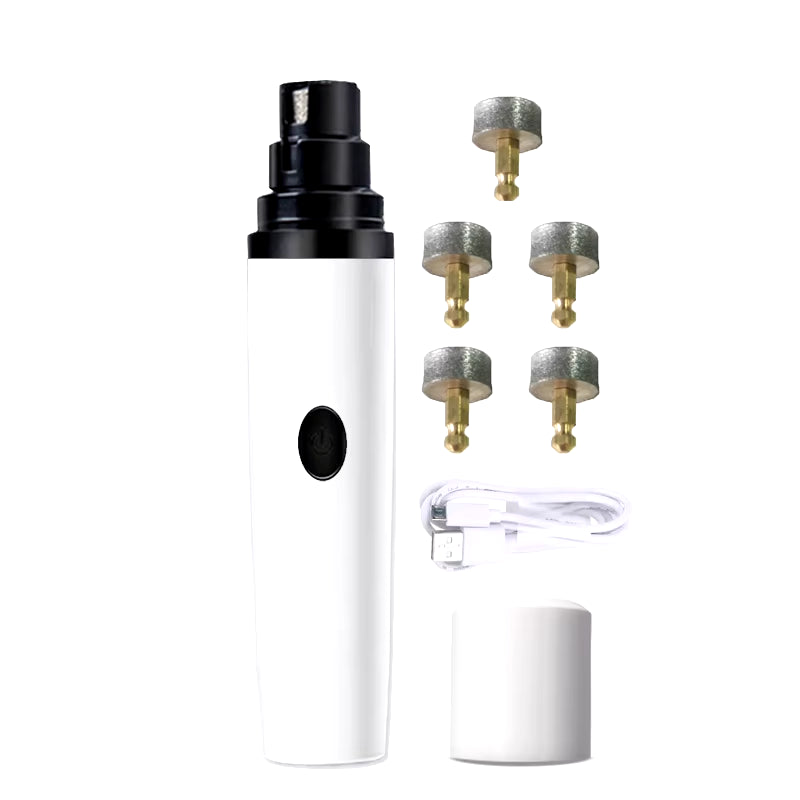 🐾 Rechargeable Dog Nail Grinder – Quiet, Safe & Professional Pet Nail Trimmer