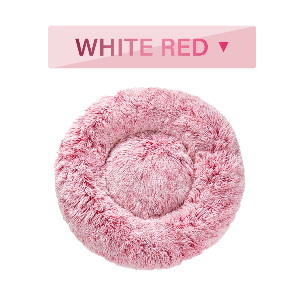 🐾 Luxury Plush Donut Dog Bed – Ultra-Soft, Calming Pet Cushion for Dogs & Cats
