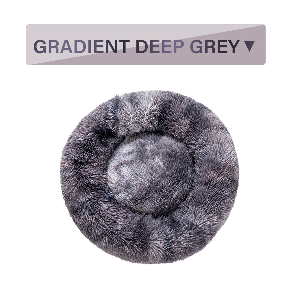 🐾 Luxury Plush Donut Dog Bed – Ultra-Soft, Calming Pet Cushion for Dogs & Cats
