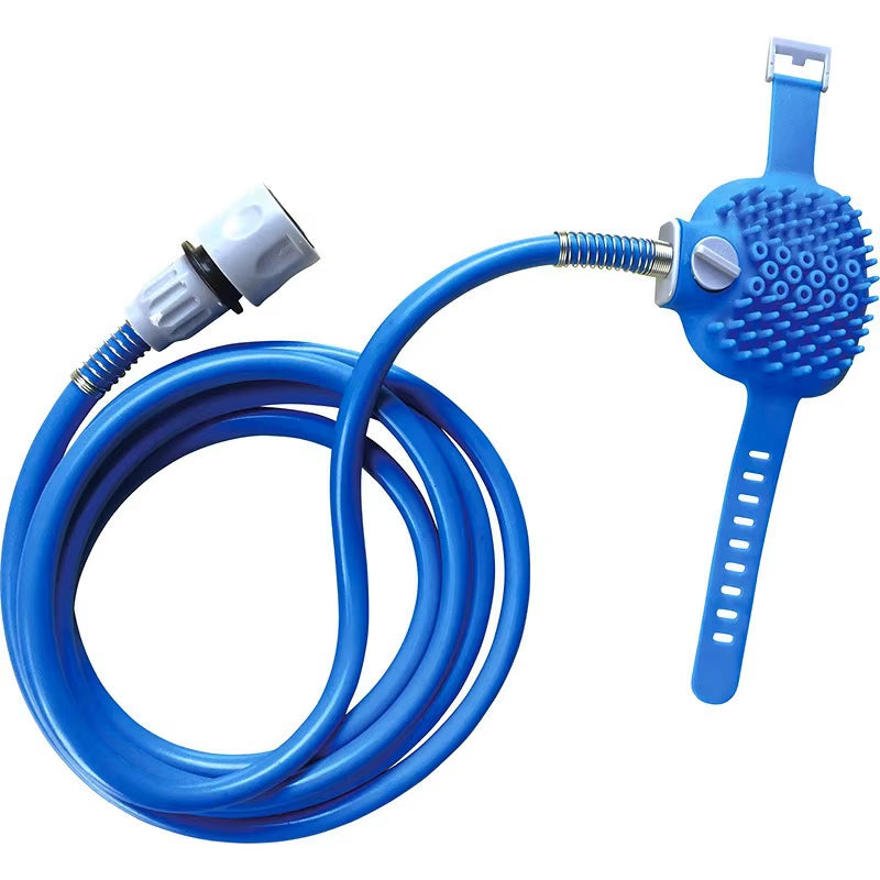2-in-1 Pet Shower Nozzle & Massage Tool – Indoor & Outdoor Use 🚿🐾