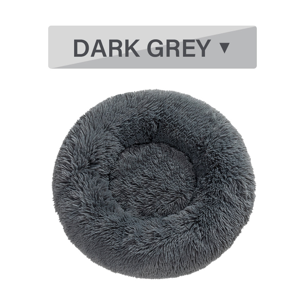 🐾 Luxury Plush Donut Dog Bed – Ultra-Soft, Calming Pet Cushion for Dogs & Cats