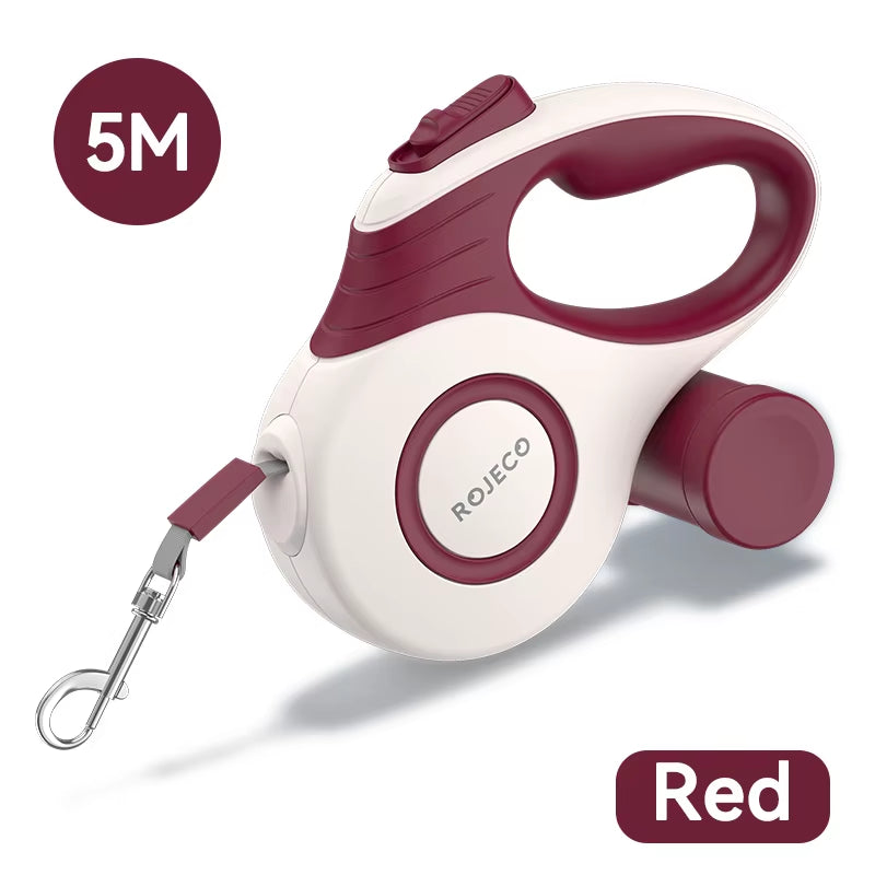 🐾 Automatic Retractable Dog Leash – 3M & 5M Extendable Lead for Small Dogs & Cats