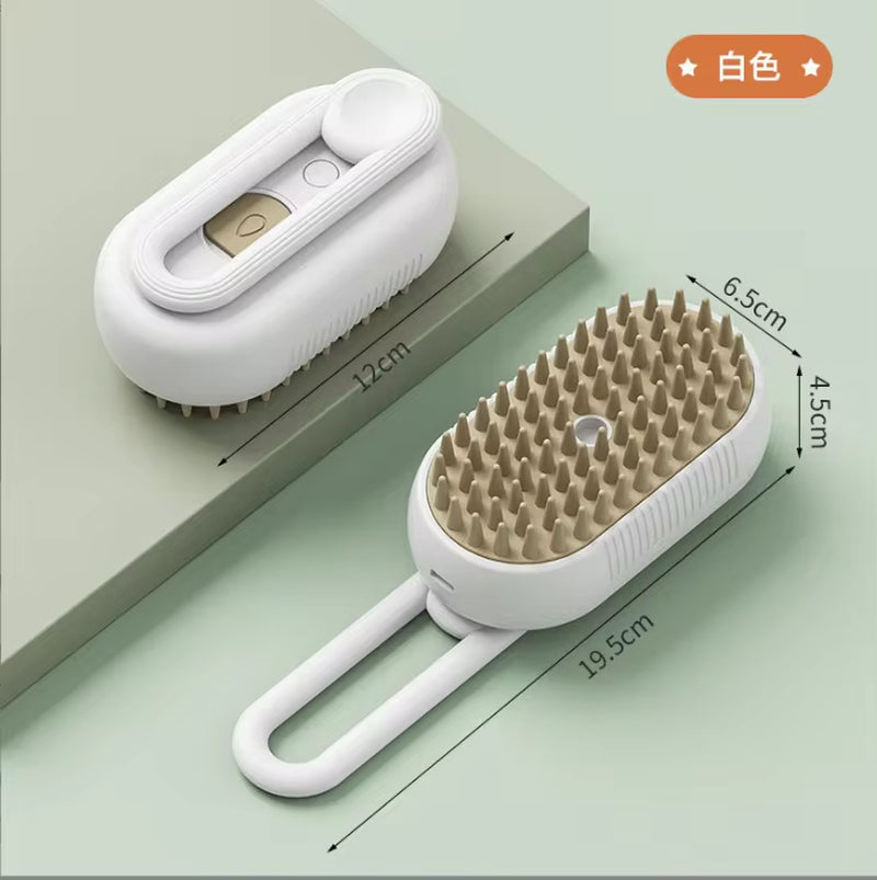 Electric Pet Spray Comb – 4-in-1 Grooming & Massage Brush for Cats & Dogs