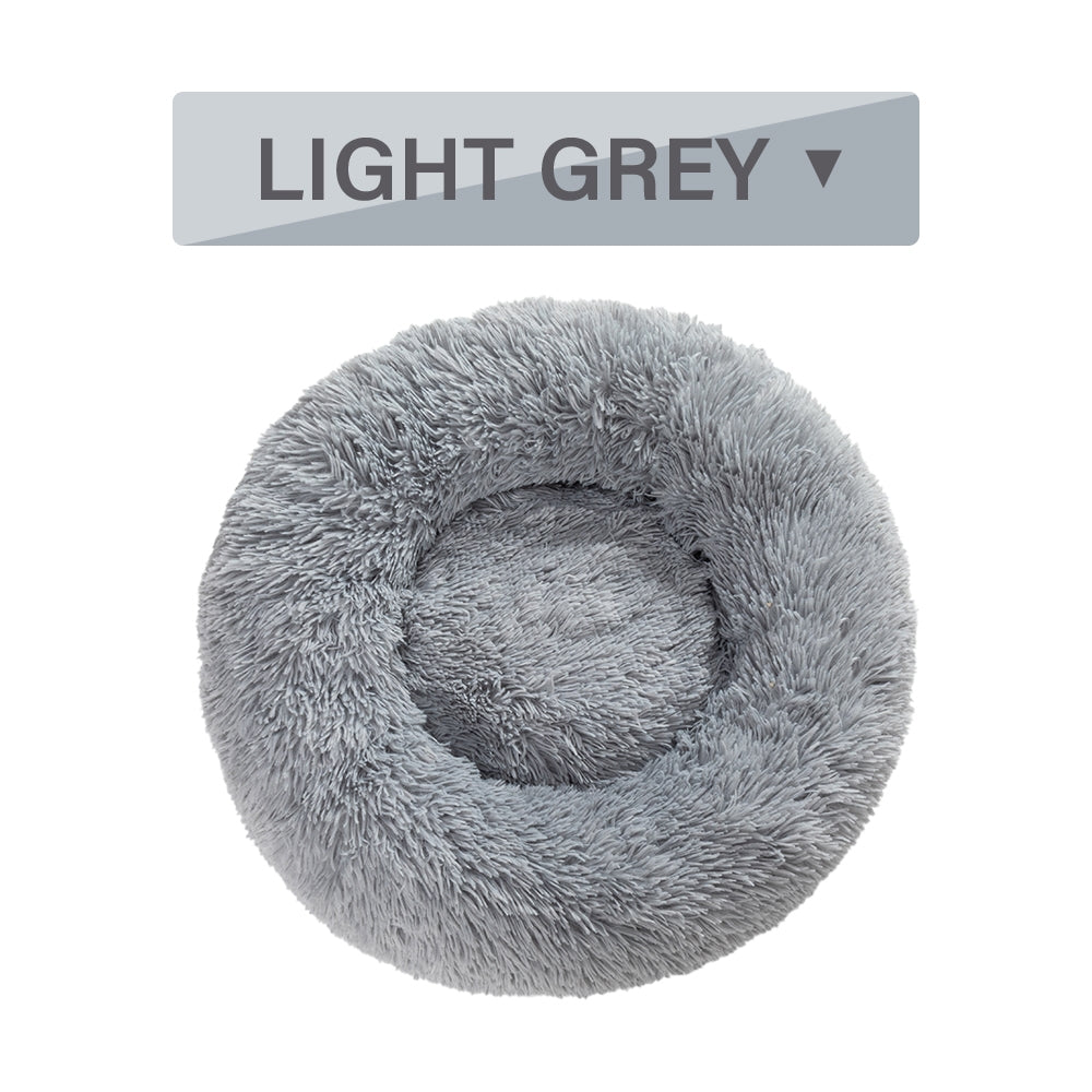 🐾 Luxury Plush Donut Dog Bed – Ultra-Soft, Calming Pet Cushion for Dogs & Cats