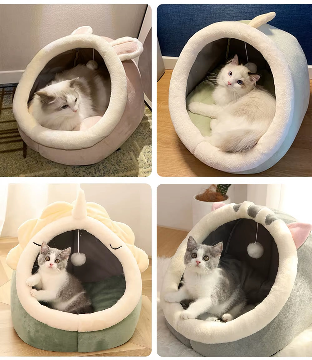 🐾 Deep Sleep Foldable Pet Bed – Cozy & Portable Nest for Small Dogs & Cats