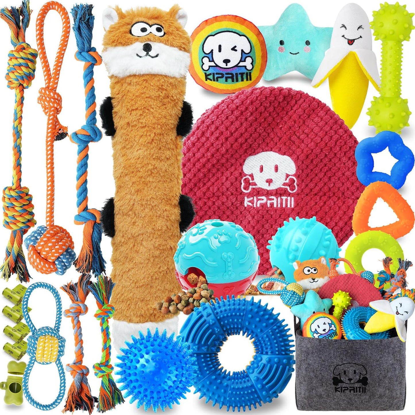 🐶 25-Pack Puppy Dog Toy Set – The Ultimate Chew, Teething & Play Bundle!