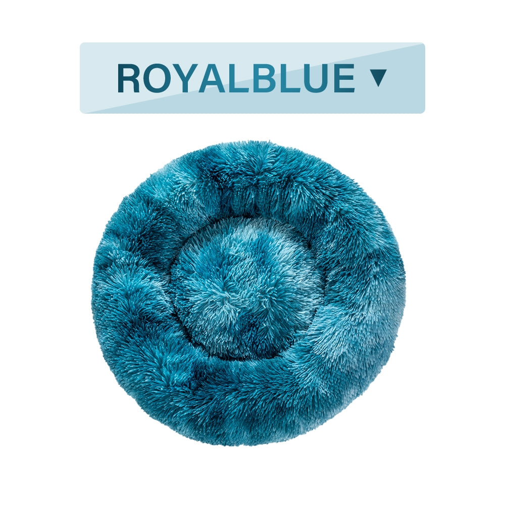 🐾 Luxury Plush Donut Dog Bed – Ultra-Soft, Calming Pet Cushion for Dogs & Cats