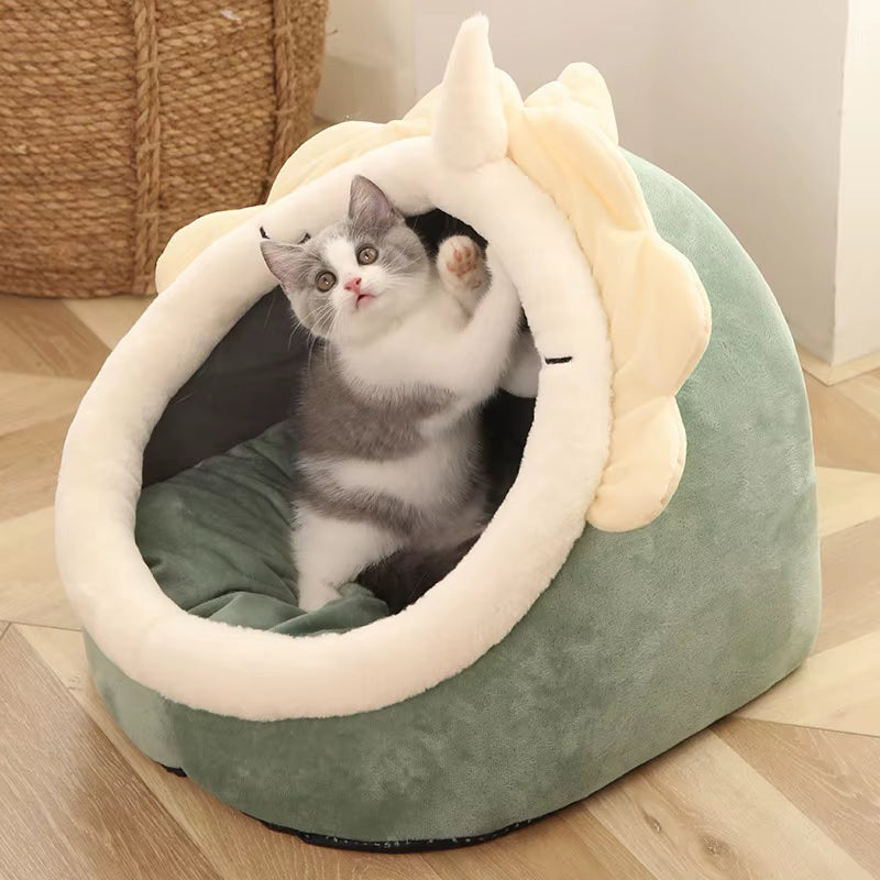 🐾 Deep Sleep Foldable Pet Bed – Cozy & Portable Nest for Small Dogs & Cats