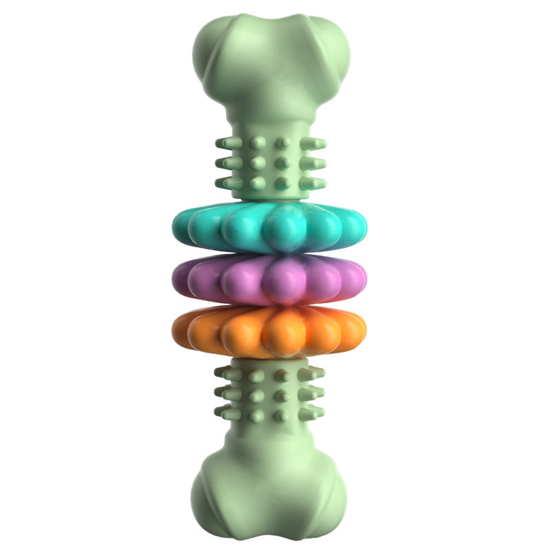 Indestructible TPR Dog Bone Chew Toy – The Ultimate Dental Care & Teething Solution for Your Dog! 🦴🐶