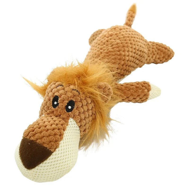 Durable Plush Squeaky Dog Toy – Soft, Chew-Resistant Stuffed Toy for Large Dogs 🐶🎾es