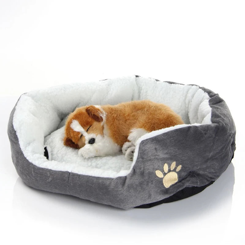 🐾 Premium Thickened PP Cotton Dog & Cat Cave Bed – Cozy & Secure Sleeping Sofa for Small Pets