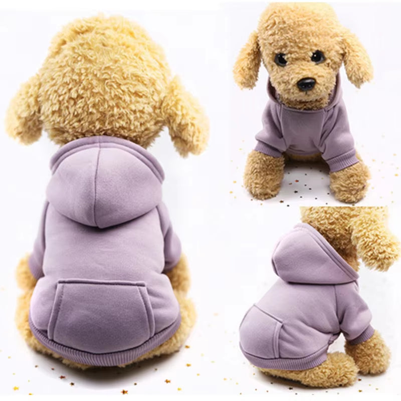 🐾 Warm & Stylish Pet Clothes for Small & Large Dogs – Cozy Hoodies & Winter Coats