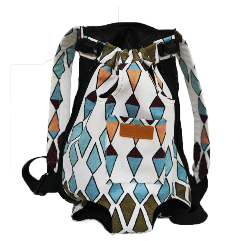 🐾 Mesh Pet Carrier Backpack – Adjustable & Breathable Travel Bag for Small Dogs & Cats
