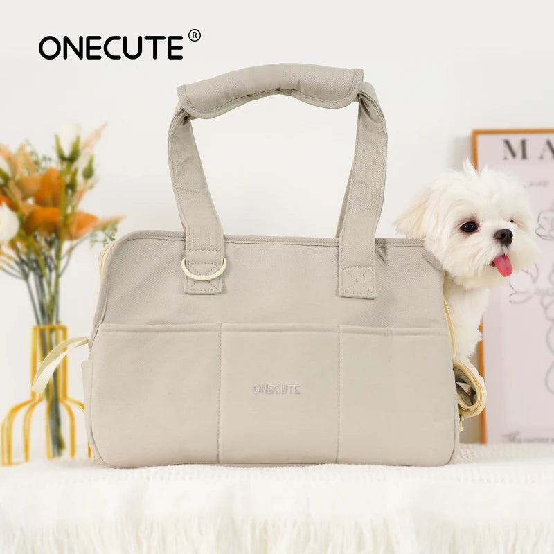 🐾 Portable Dog & Cat Shoulder Handbag – Stylish & Comfortable Pet Carrier for Small Dogs
