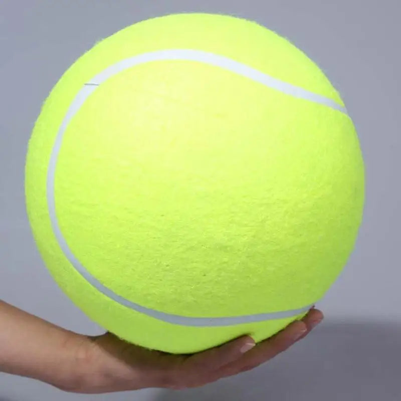 🎾 Giant Plush Dog Tennis Ball – 7/8/9.5 Inch Durable Chew & Training Toy for Dogs