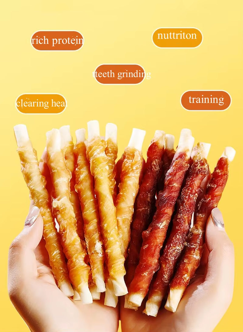 🐾 Multi-Pack Dog Snack Variety Set – High-Protein, Low-Fat Treats for Healthy Teeth & Training Rewards