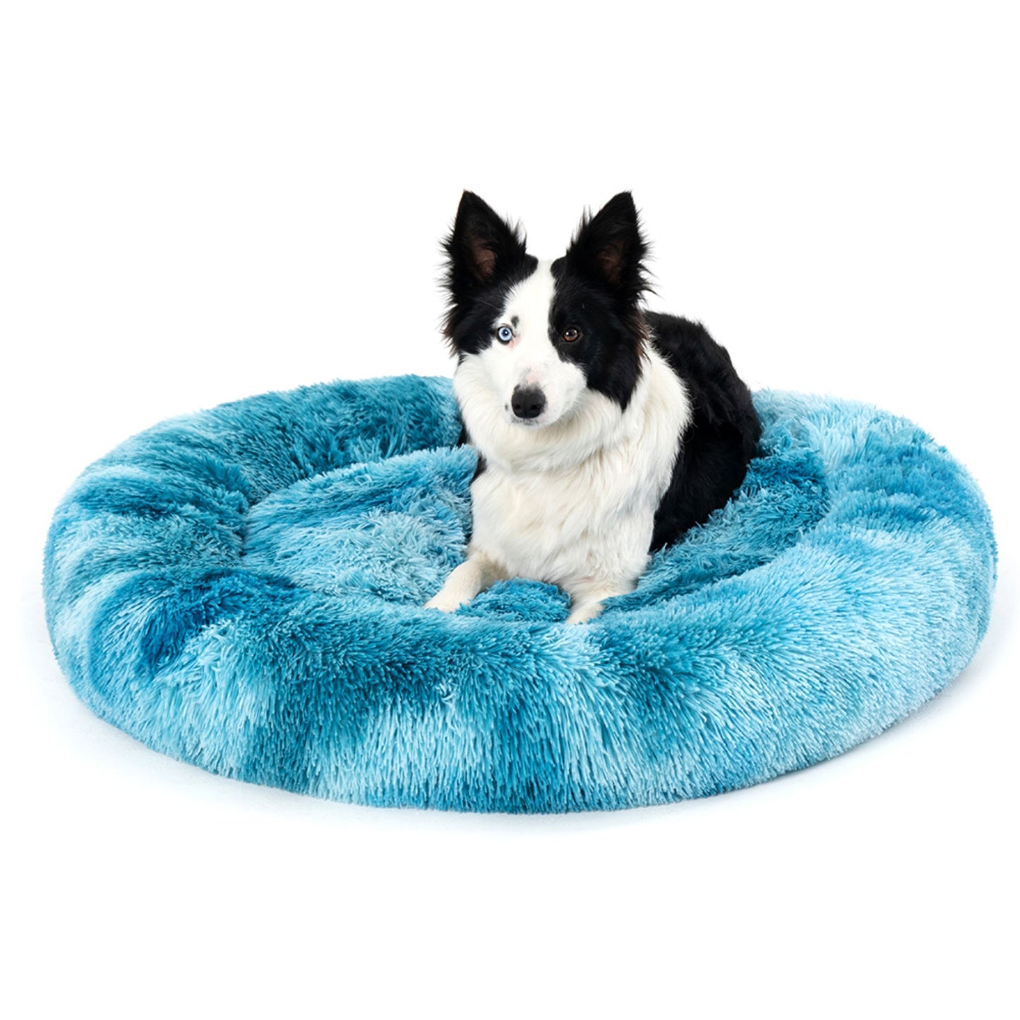 🐾 Luxury Plush Donut Dog Bed – Ultra-Soft, Calming Pet Cushion for Dogs & Cats