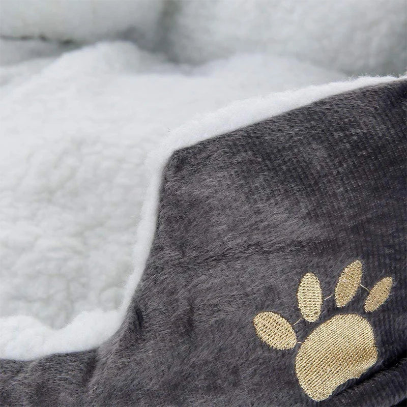 🐾 Premium Thickened PP Cotton Dog & Cat Cave Bed – Cozy & Secure Sleeping Sofa for Small Pets