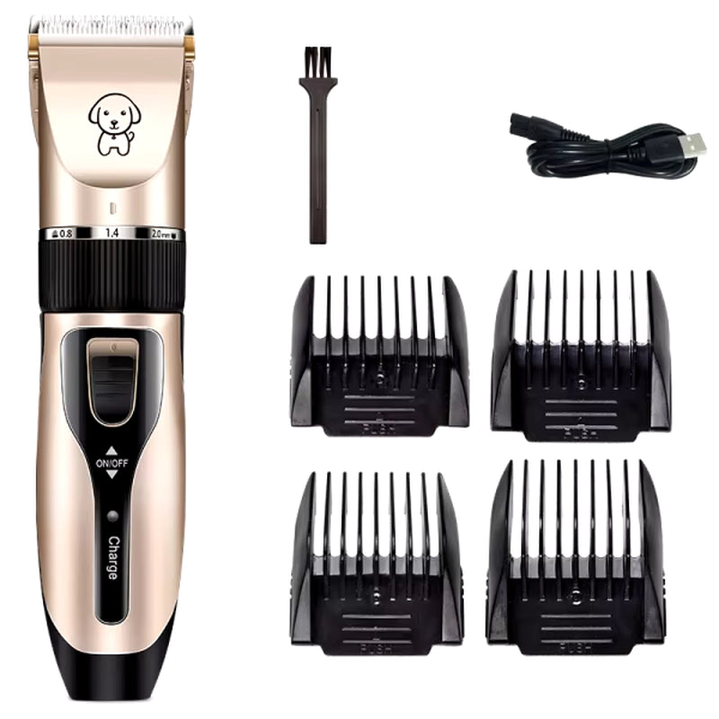 🐾 Professional Rechargeable Pet Clipper – Electric Hair Shaver for Dogs & Cats