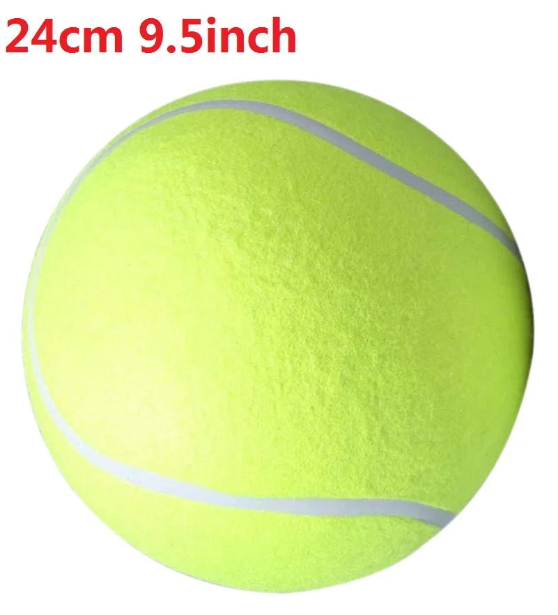 🎾 Giant Plush Dog Tennis Ball – 7/8/9.5 Inch Durable Chew & Training Toy for Dogs