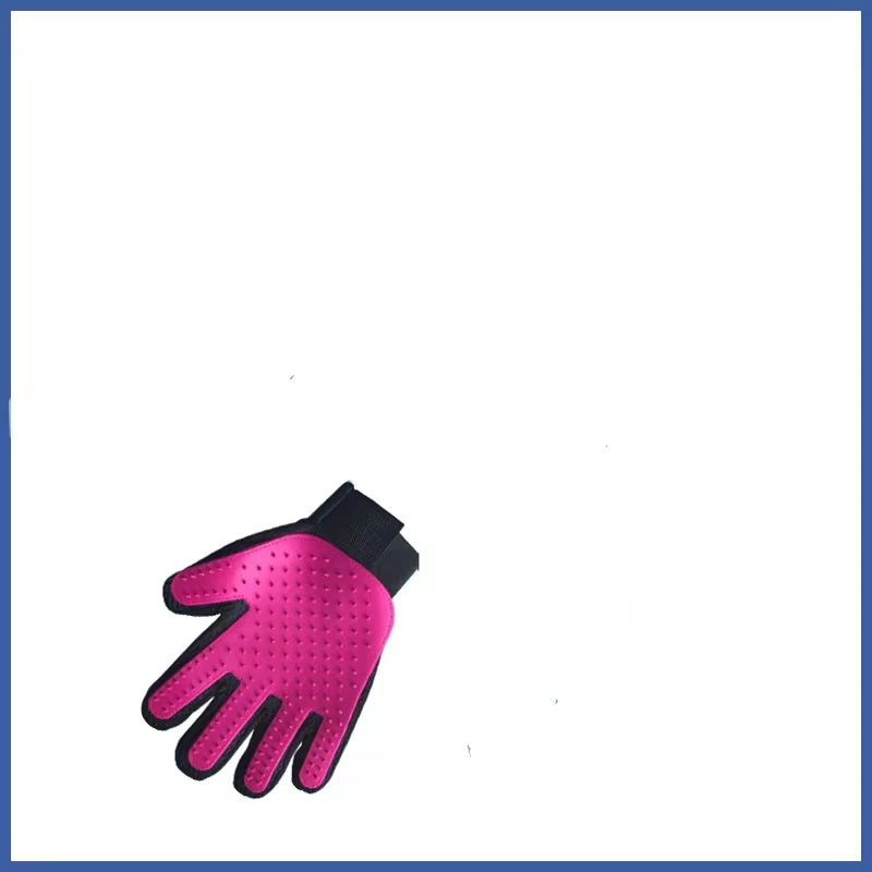 Silicone Pet Bath Brush & Massage Glove – Gentle Grooming for Cats & Dogs 🛁🐾