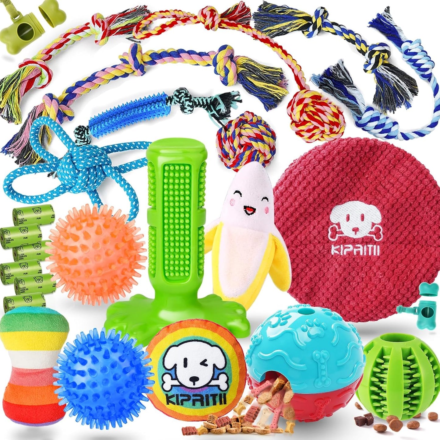 🐶 25-Pack Puppy Dog Toy Set – The Ultimate Chew, Teething & Play Bundle!