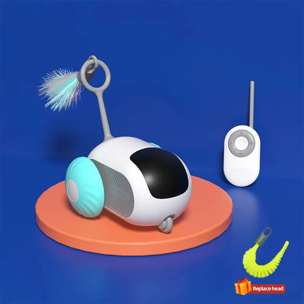 🐾 Smart Cat Toy Car – Automatic & Remote-Controlled Interactive Pet Toy for Cats & Dogs