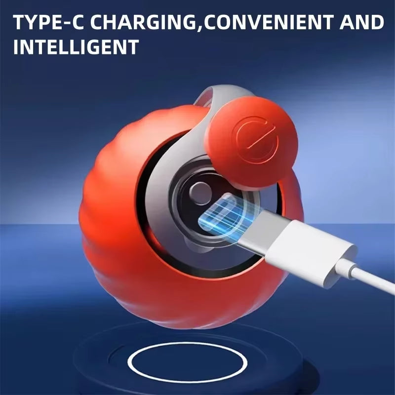 🐾 Smart Electric Cat Toy Ball – Interactive Feather Teaser with Automatic Rolling & Intelligent Motion