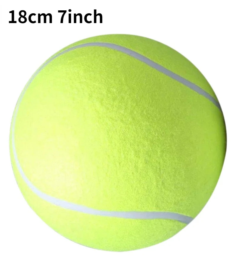 🎾 Giant Plush Dog Tennis Ball – 7/8/9.5 Inch Durable Chew & Training Toy for Dogs