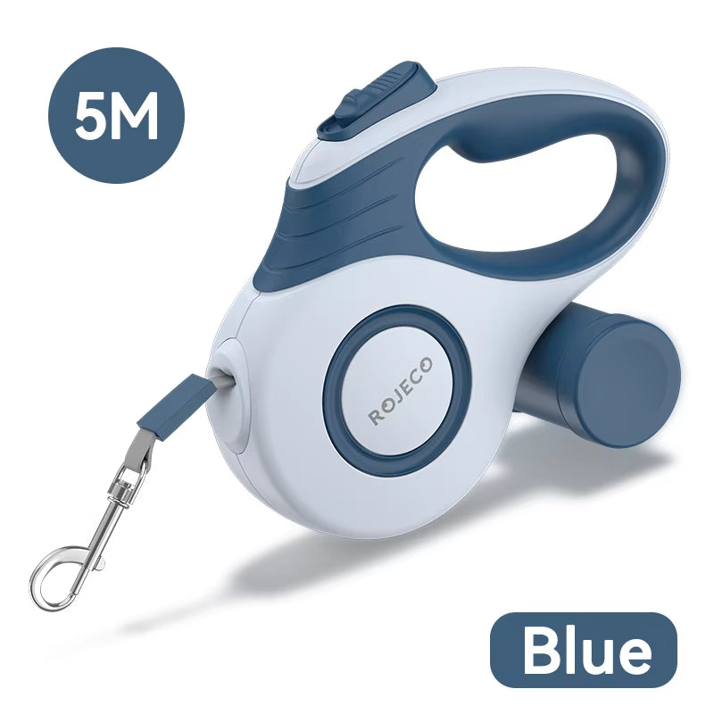 🐾 Automatic Retractable Dog Leash – 3M & 5M Extendable Lead for Small Dogs & Cats
