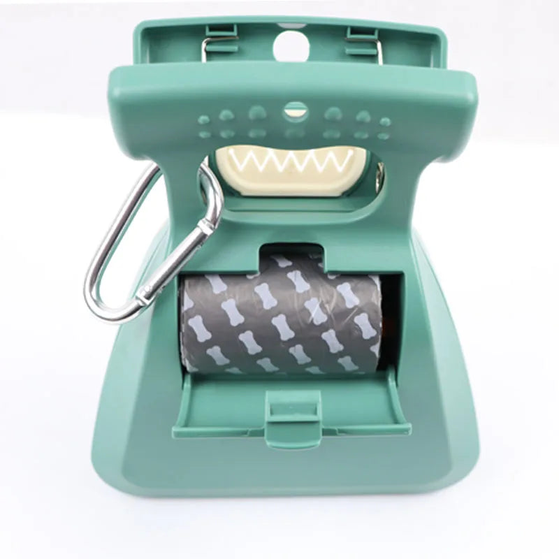 🐾 Foldable Dog Poop Scooper with Bag Dispenser – Hassle-Free Waste Cleanup!