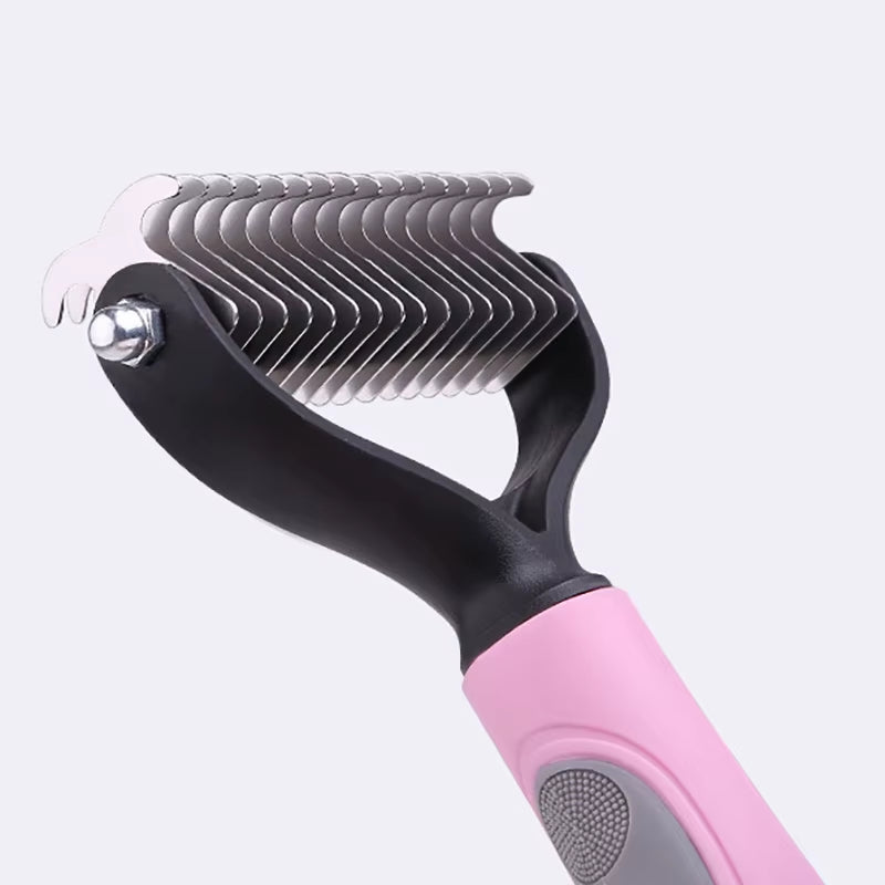 🐾 Double-Sided Dog Brush – The Ultimate Hair Removal & Grooming Tool for Pets!